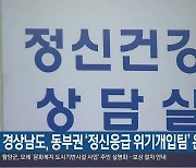 경상남도, 동부권 ‘정신응급 위기개입팀’ 운영