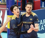 Kim Ji-han puts Woori Won's first V League victory within reach