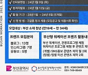 부산창경센터, 부산형 워케이션 서포터즈 25명 모집