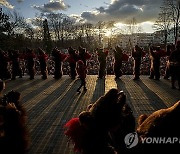 APTOPIX Romania Bear Ritual