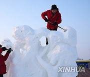 CHINA-HEILONGJIANG-HARBIN-SNOW SCULPTURE (CN)