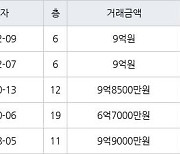 서울 장지동 송파꿈에그린아파트 51㎡ 9억원에 거래