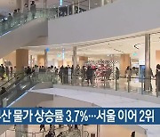 올해 부산 물가 상승률 3.7%…서울 이어 2위