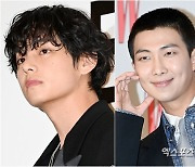 "진짜 아미됐네"…BTS 뷔·RM, 입대 후 첫 근황 '군기 바짝' [엑's 이슈]