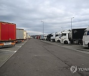 POLAND UKRAINE TRUCKERS PROTEST