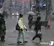 '대설주의보' 수도권·강원 오전 내내 폭설…시간당 1~3㎝ 눈