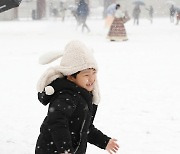 엄마 눈이 와요