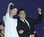 이혜정x하석주,축구장 만큼 큰 하트[포토엔HD]