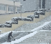 폭설 속 길 만들기