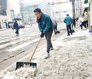 오언석 도봉구청장 대설 제설 땀 흘려