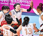 어우흥은 없다! 현대건설, ‘김연경 분전’ 흥국생명 또 잡았다…2연승+선두 독주 채비 [인천 리뷰]