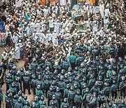 BANGLADESH ELECTIONS PROTEST