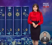 [날씨] 중부 눈·비 조금, 도로 살얼음 조심‥내일 미세먼지 '좋음~보통'