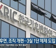 기후연, 조직 개편…3실 1단 체제 도입