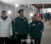 [포토] 광진구 지하주차장 찾은 오세훈