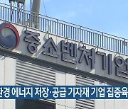 친환경 에너지 저장·공급 기자재 기업 집중육성