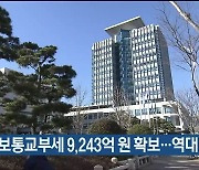 울산, 보통교부세 9,243억 원 확보…역대 최대