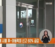 교육감 의견 청취제 시행 후…아동학대 신고 60% 급감