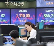 코스피, 2,580대로 하락 마감