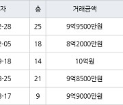 서울 명일동 래미안솔베뉴 49㎡ 9억9500만원... 역대 최고가