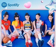 뉴진스 'Super Shy', 스포티파이 4억스밍 돌파…OMG·Ditto·Hype Boy 이어 네 번째