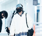 [T포토] 해찬 '따뜻한 공항 패션'