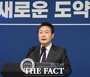 尹 대통령, 지난해 최고 지지율은 44.5%…최저는 35.9%