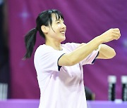 [JB포토] WKBL 걸즈 페스티벌, W스타 김단비 '리듬에 몸을 맡겨'