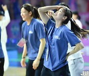 [JB포토] WKBL 걸즈 페스티벌, W스타 신지현 '올스타전 댄스 연습 삼매경'