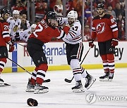 Blackhawks Devils Hockey