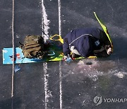 고독한 산천어 강태공