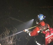 창원 마산합포구 한 야산서 불…2시간 만에 초진