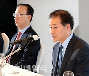 [포토]역대 통일부 장관 초청 신년인사회 열려, 인사말하는 김영호 장관