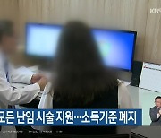 춘천시, 모든 난임 시술 지원…소득기준 폐지