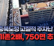 [자막뉴스] 충북도청 고질적 주차난 해소..기존 2배, 750면 추가 확보