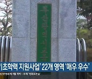 부산, ‘기초학력 지원사업’ 22개 영역 ‘매우 우수’