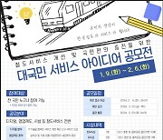 코레일, '대국민 서비스 아이디어 공모전' 개최…철도서비스 개선에 반영