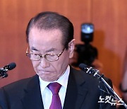 굳은 표정의 태영그룹 윤세영 창업회장