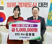 김의영, 2024년 대전시 고향사랑기부제 제1호 최고액 기부