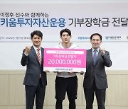 'MLB 진출' 이정후, 모교 휘문중·고에 2000만원 기부