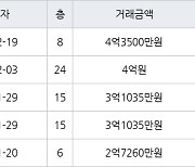 부산 봉래동4가 영도 센트럴 에일린의뜰 59㎡ 4억3500만원... 역대 최고가