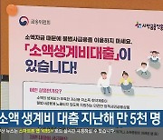 부산 소액 생계비 대출 지난해 만 5천 명