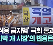 '개 식용 금지법' 국회 통과···칠성 개 시장 상인들 "대책 필요"