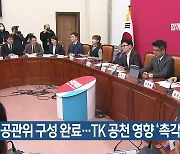 국민의힘 공관위 구성 완료…TK 공천 영향 ‘촉각’