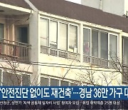 ‘안전진단 없이도 재건축’…경남 36만 가구 대상