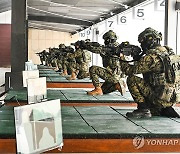 '차단벽구조사격장' 시험 사격