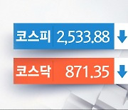 코스피·코스닥 동반 하락세‥비트코인 현물 ETF 관련주↓