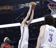 '격세지감' NBA 오클라호마시티의 반등…포틀랜드 62점 차 제압