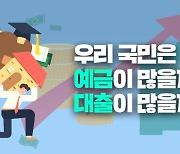 우리 국민은 예금이 많을까 대출이 많을까?