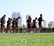 오늘도 아시아 정상을 향해 구슬땀 흘리는 대표팀